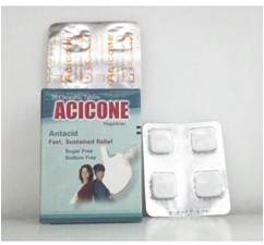 ACICONE 720MG 20 CHEWABLE TABLETS