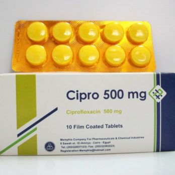 Cipro 500 mg 10 Tablets