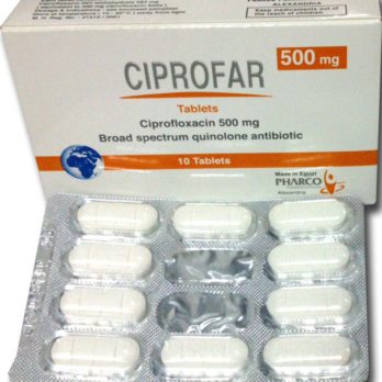 Ciprofar 500 mg 10 Tablets