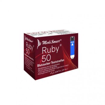 Ruby Blood Glucose Stripes