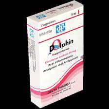 DOLPHIN 25MG 10 SUPP