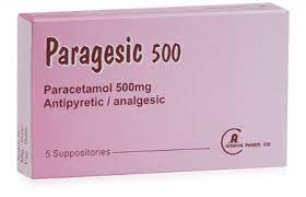 PARAGESIC 500MG 5 SUPP.