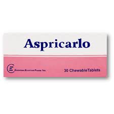 ASPRICARLO 81MG 30 CHEWABLE TABLETS